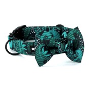 GREEN ESCAPE Noud papillon vert pour chien